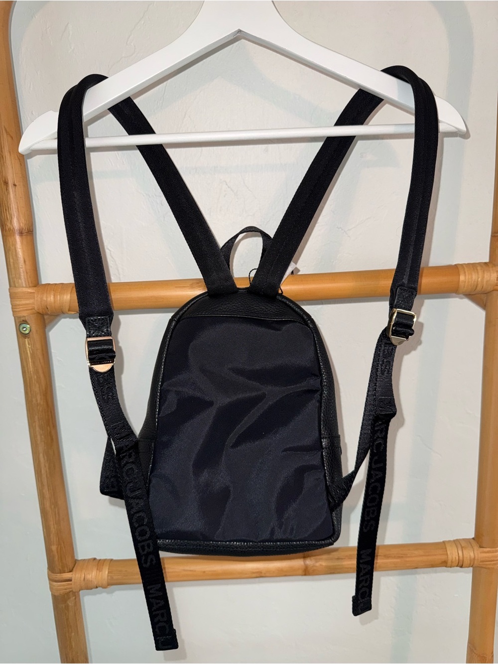 Marc Jacobs Leather Mini Backpack Bag New Black - Picture 10 of 15